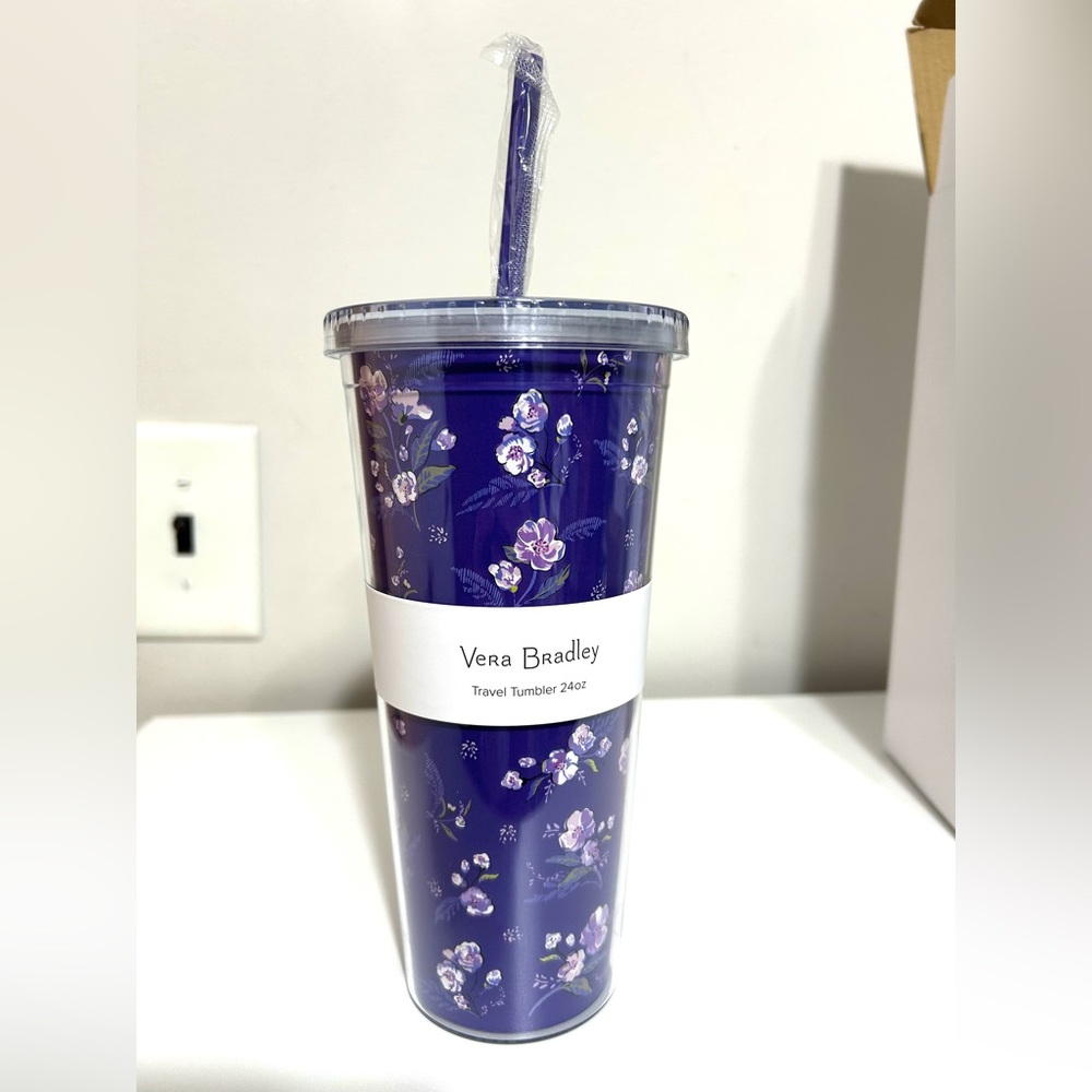 NIB Vera‎ Bradley Travel Tumbler, 24 ounces